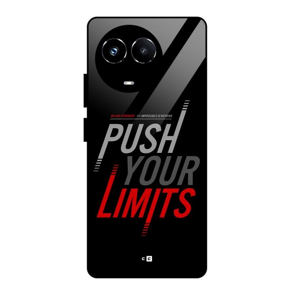 Push Your Limits Glass Back Case for Realme 11X