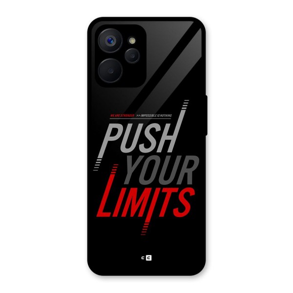 Push Your Limits Glass Back Case for Realme 9i 5G