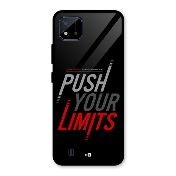 Push Your Limits Glass Back Case for Realme C11 2021