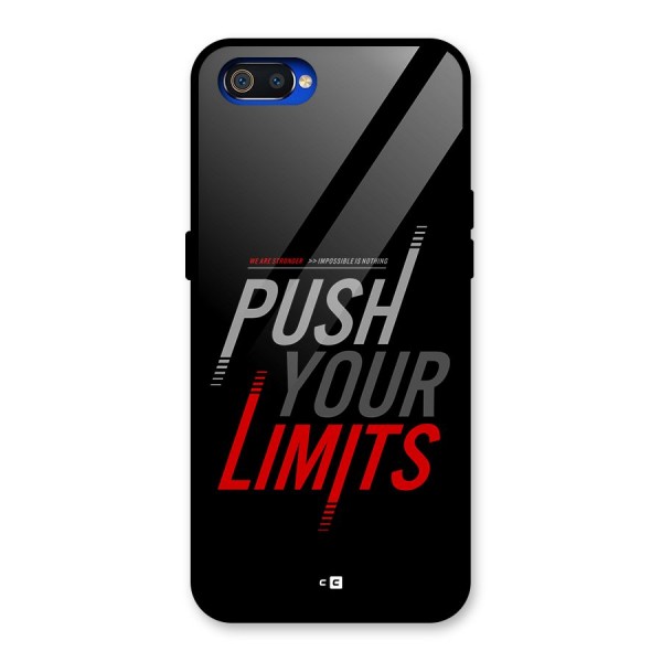 Push Your Limits Glass Back Case for Realme C2