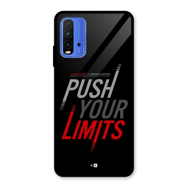 Push Your Limits Glass Back Case for Redmi 9 Power