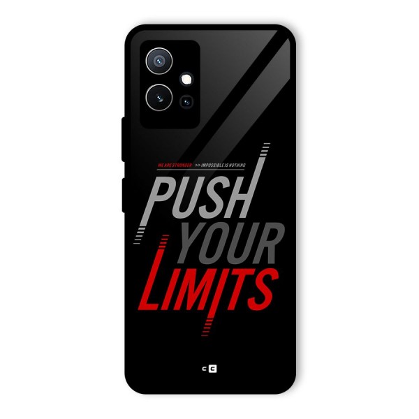 Push Your Limits Glass Back Case for Vivo T1 5G