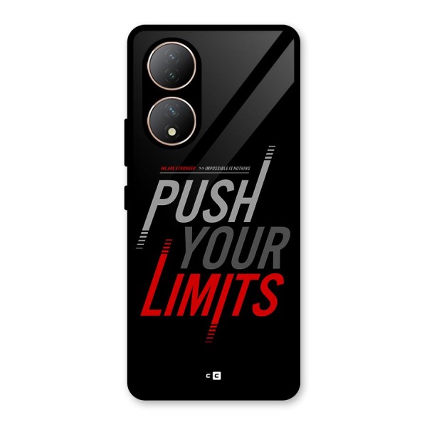 Push Your Limits Glass Back Case for Vivo T2