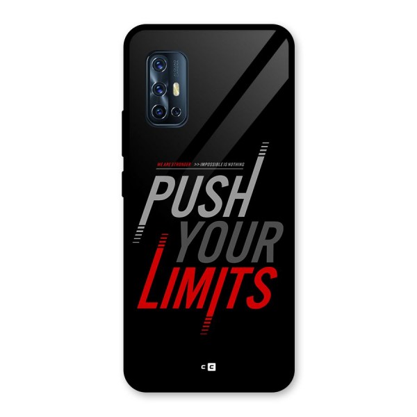 Push Your Limits Glass Back Case for Vivo V17