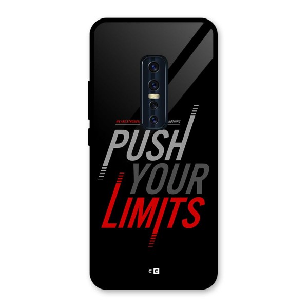 Push Your Limits Glass Back Case for Vivo V17 Pro