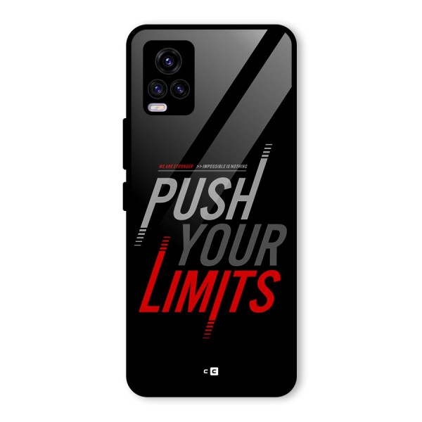 Push Your Limits Glass Back Case for Vivo V20