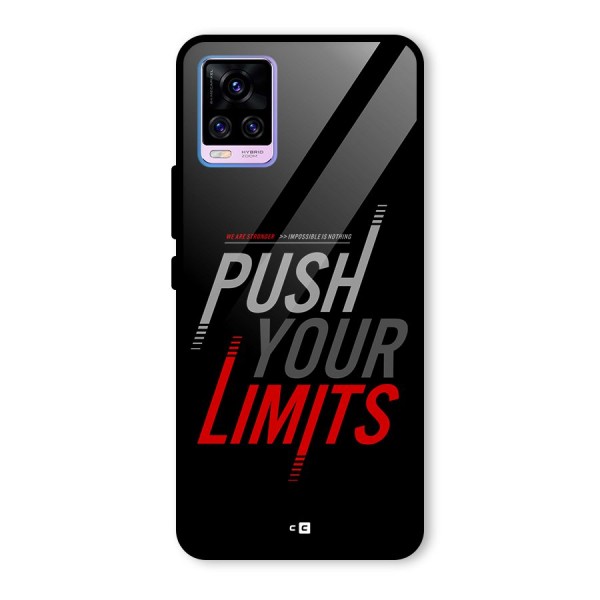 Push Your Limits Glass Back Case for Vivo V20 Pro