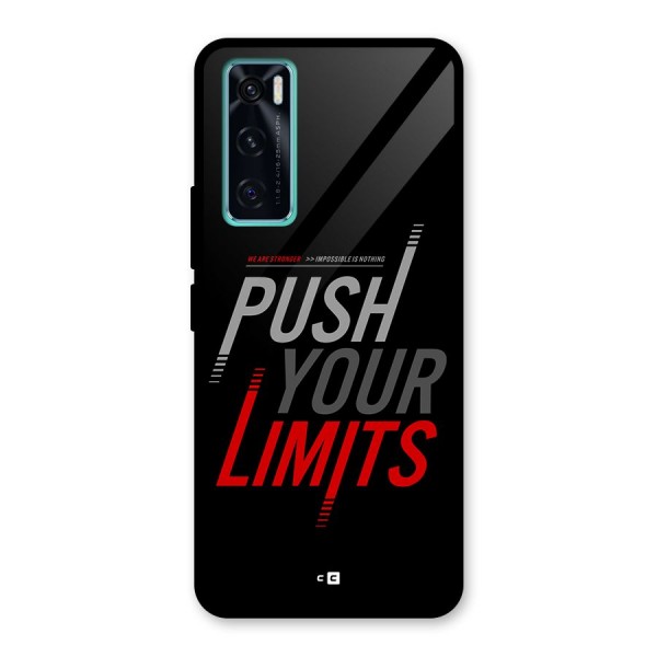 Push Your Limits Glass Back Case for Vivo V20 SE