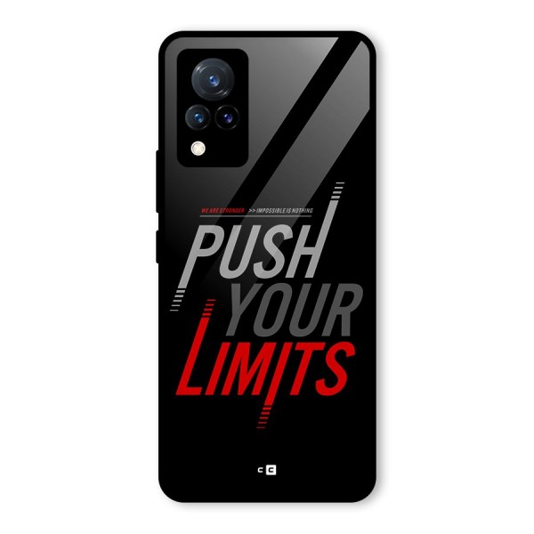 Push Your Limits Glass Back Case for Vivo V21 5G