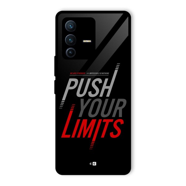 Push Your Limits Glass Back Case for Vivo V23 Pro