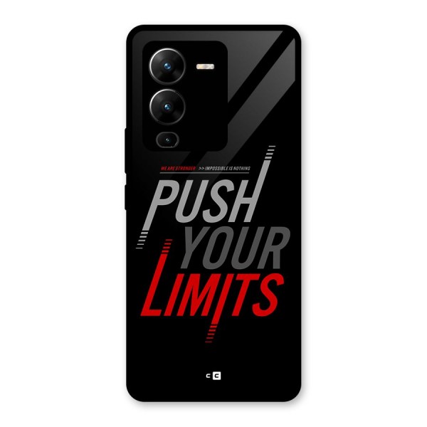 Push Your Limits Glass Back Case for Vivo V25 Pro