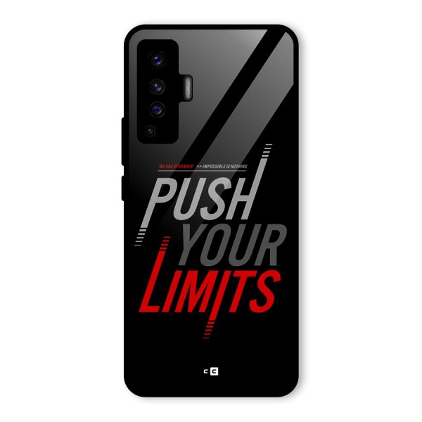 Push Your Limits Glass Back Case for Vivo X50