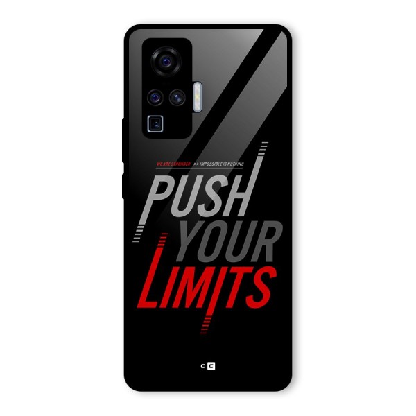 Push Your Limits Glass Back Case for Vivo X50 Pro