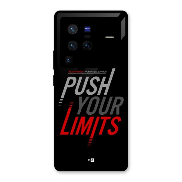 Push Your Limits Glass Back Case for Vivo X80 Pro