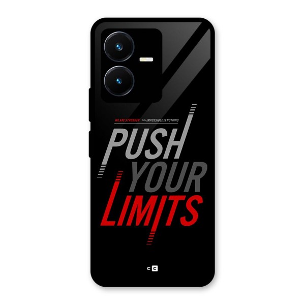 Push Your Limits Glass Back Case for Vivo Y22