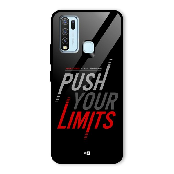 Push Your Limits Glass Back Case for Vivo Y50