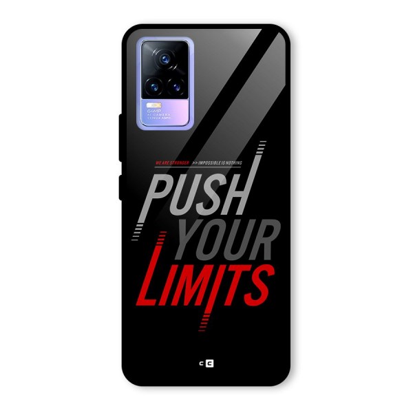 Push Your Limits Glass Back Case for Vivo Y73