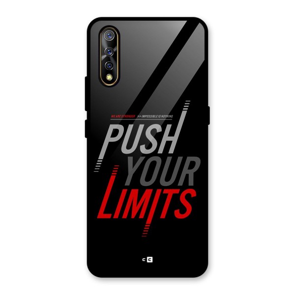 Push Your Limits Glass Back Case for Vivo Z1x