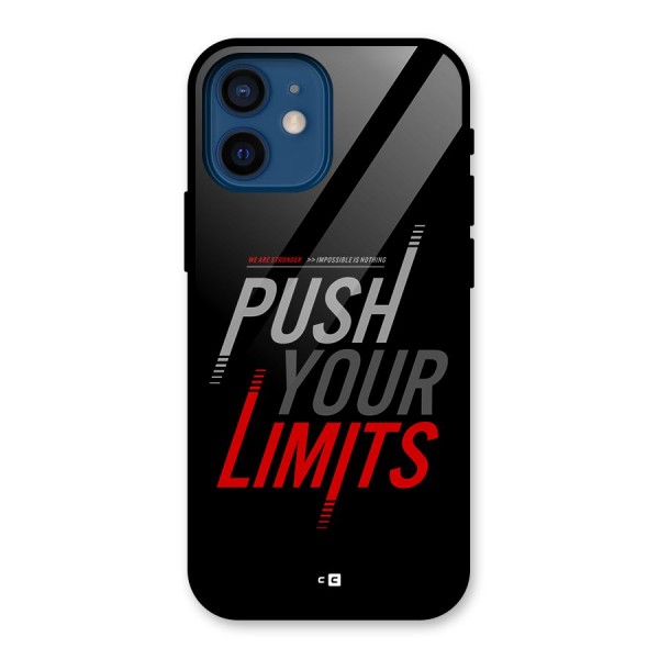 Push Your Limits Glass Back Case for iPhone 12 Mini