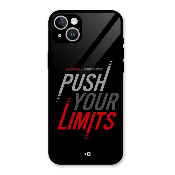 Push Your Limits Glass Back Case for iPhone 14 Plus