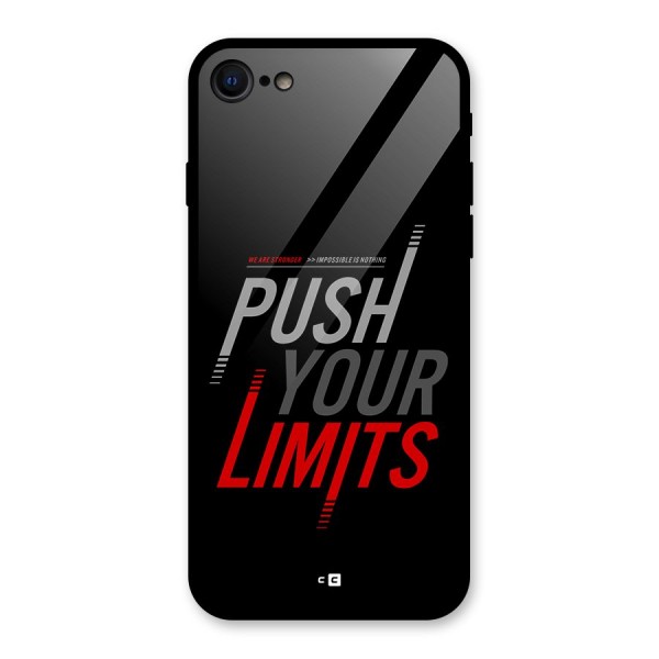 Push Your Limits Glass Back Case for iPhone SE 2020