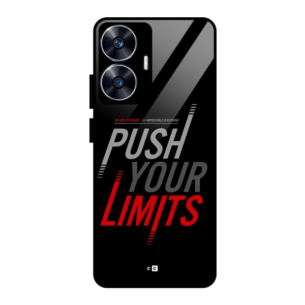 Push Your Limits Glass Back Case for realme C55