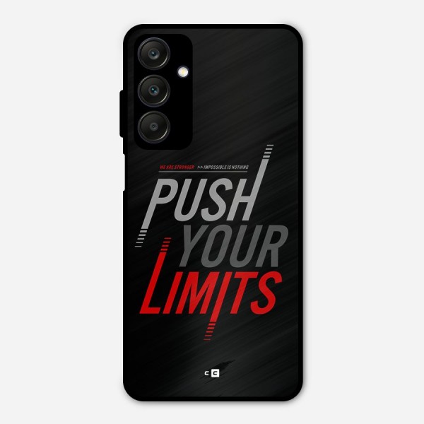 Push Your Limits Metal Back Case for Galaxy A25 5G