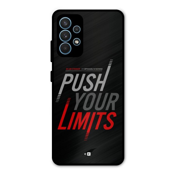 Push Your Limits Metal Back Case for Galaxy A32