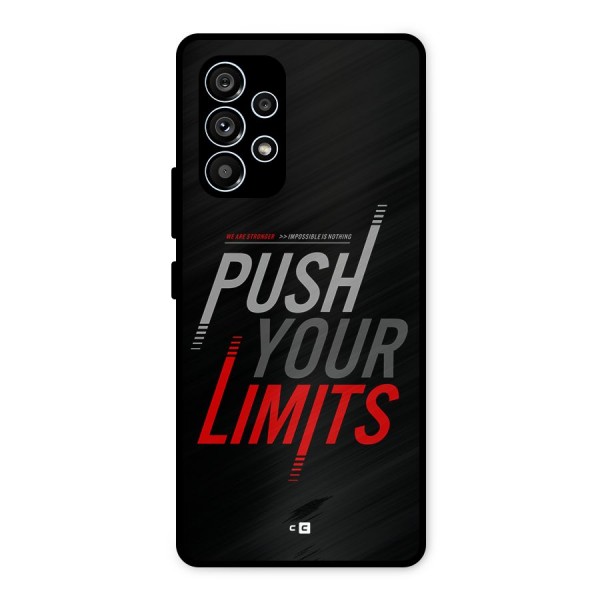 Push Your Limits Metal Back Case for Galaxy A53 5G