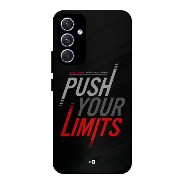 Push Your Limits Metal Back Case for Galaxy A54