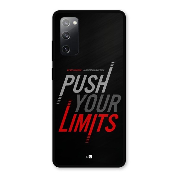 Push Your Limits Metal Back Case for Galaxy S20 FE