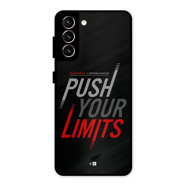 Push Your Limits Metal Back Case for Galaxy S21 5G