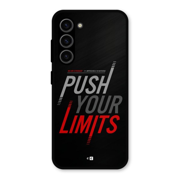 Push Your Limits Metal Back Case for Galaxy S23