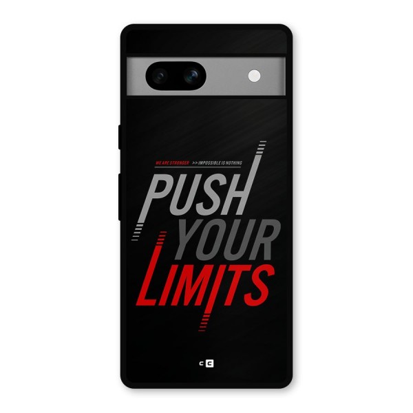 Push Your Limits Metal Back Case for Google Pixel 7a