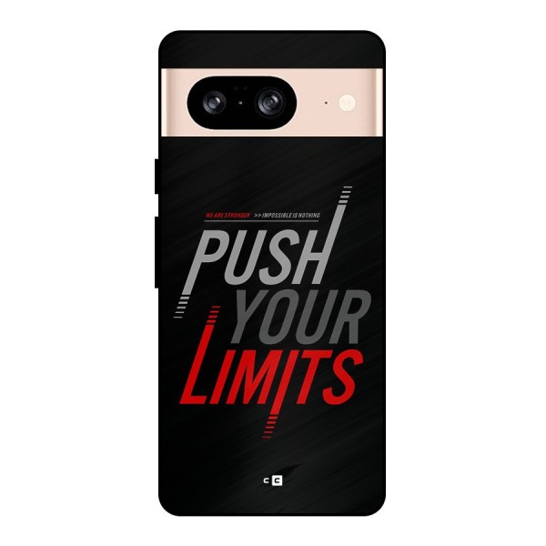 Push Your Limits Metal Back Case for Google Pixel 8