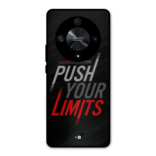 Push Your Limits Metal Back Case for Honor X9b