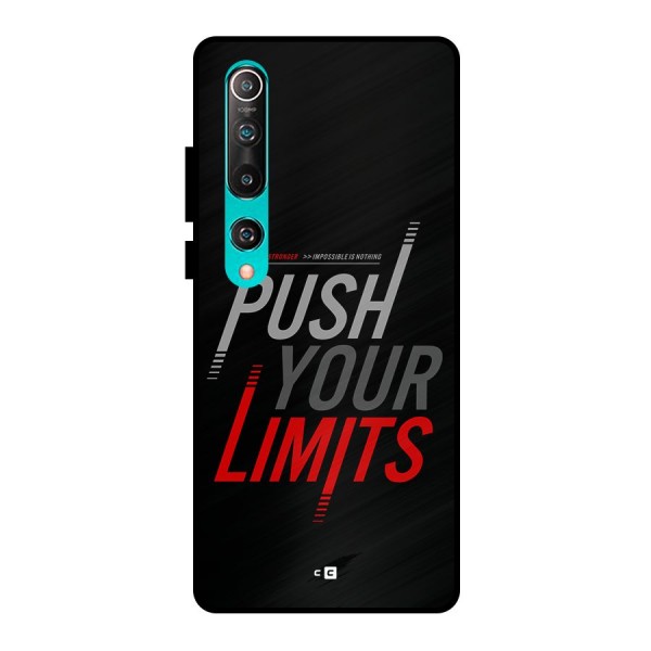 Push Your Limits Metal Back Case for Mi 10