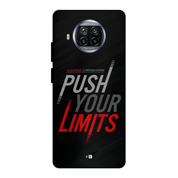 Push Your Limits Metal Back Case for Mi 10i