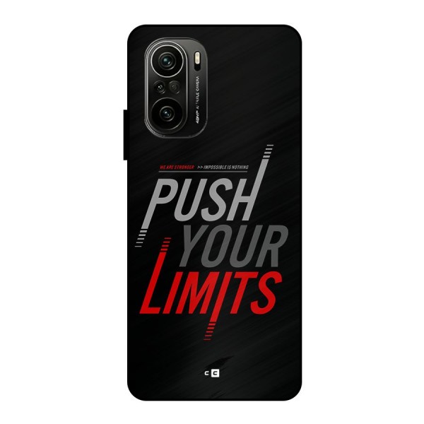 Push Your Limits Metal Back Case for Mi 11X Pro