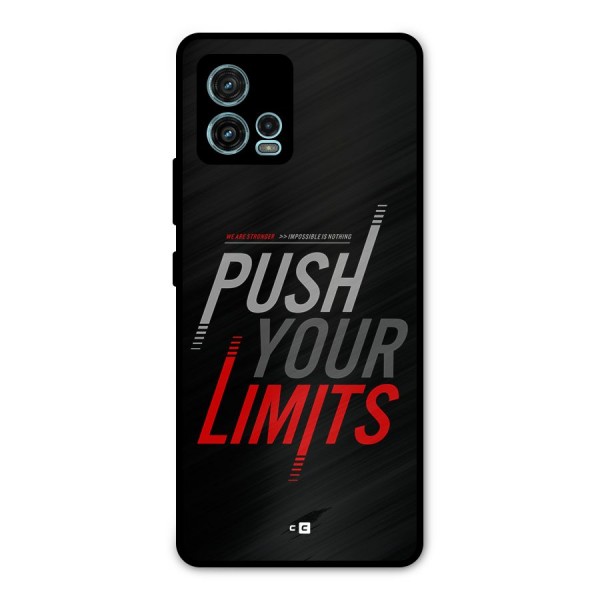 Push Your Limits Metal Back Case for Moto G72