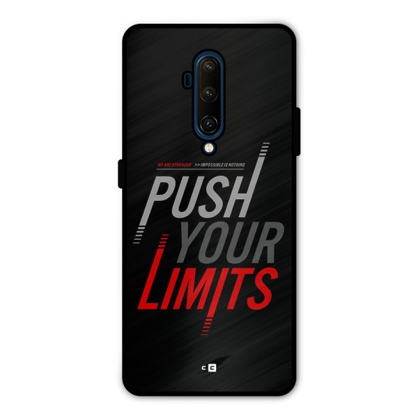 Push Your Limits Metal Back Case for OnePlus 7T Pro