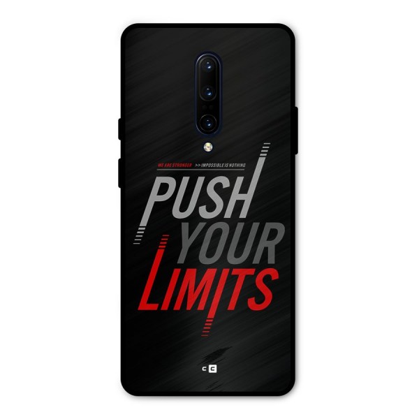 Push Your Limits Metal Back Case for OnePlus 7 Pro