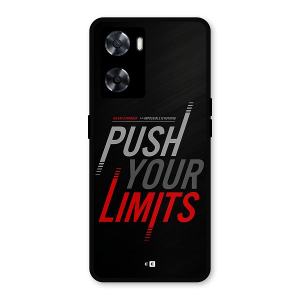 Push Your Limits Metal Back Case for OnePlus Nord N20 SE