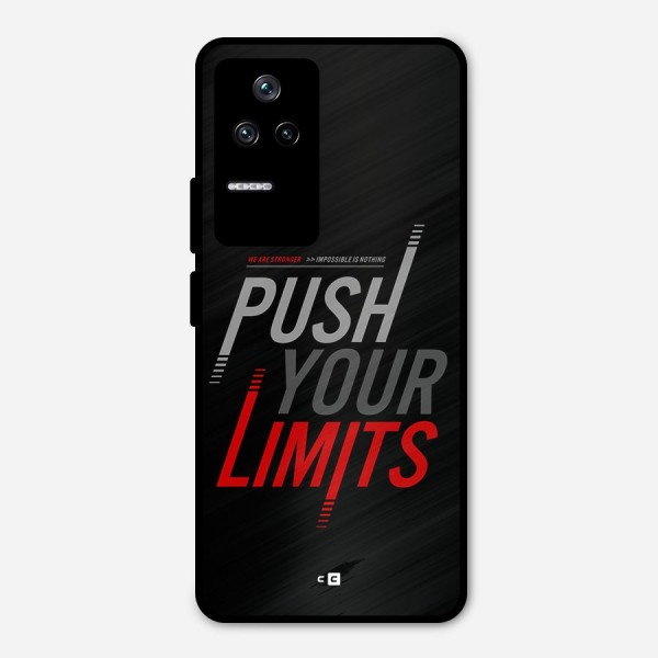 Push Your Limits Metal Back Case for Poco F4 5G