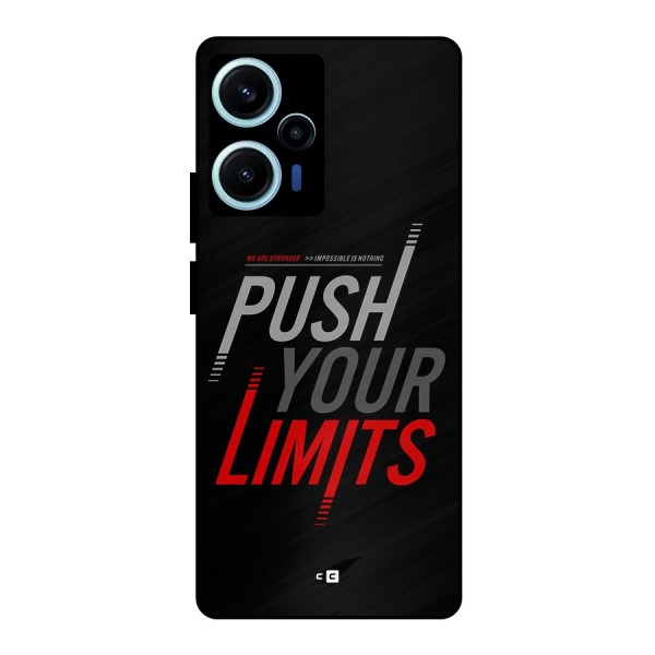 Push Your Limits Metal Back Case for Poco F5