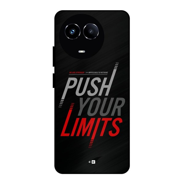 Push Your Limits Metal Back Case for Realme 11X