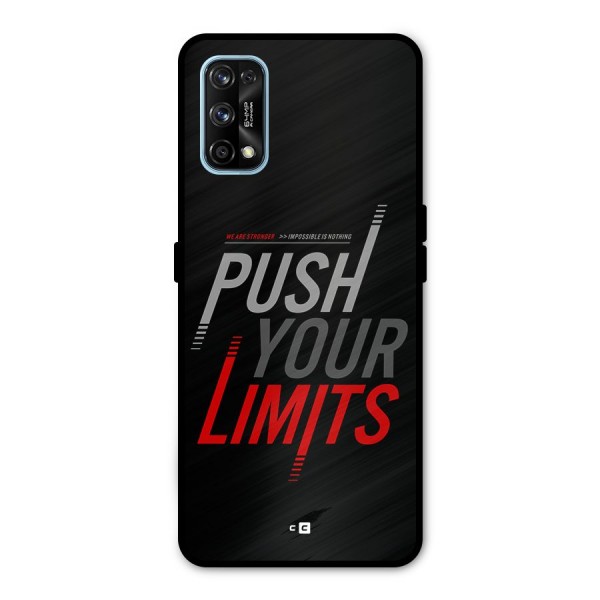 Push Your Limits Metal Back Case for Realme 7 Pro