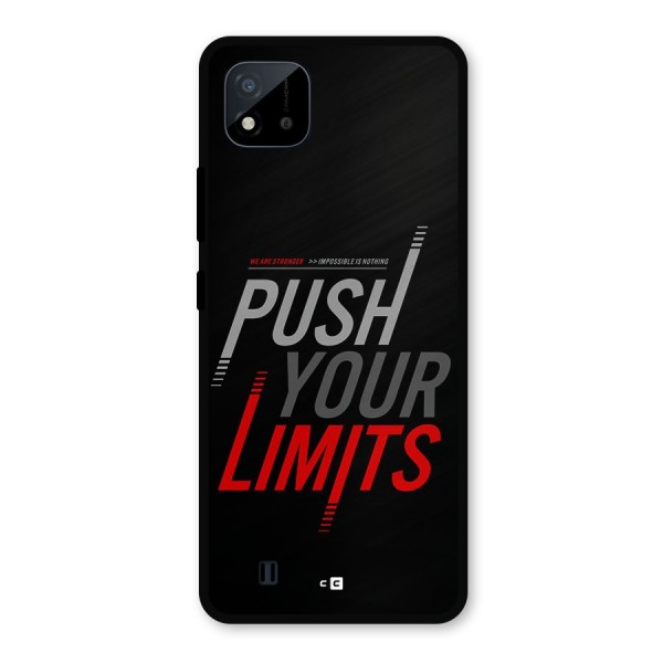 Push Your Limits Metal Back Case for Realme C11 2021