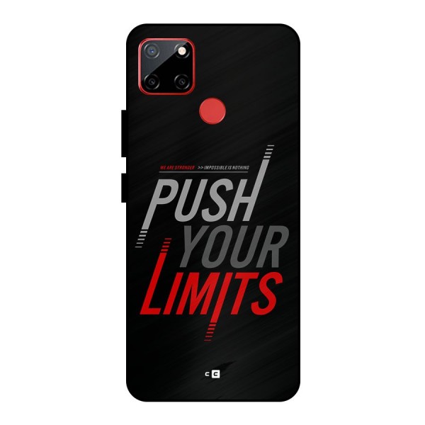 Push Your Limits Metal Back Case for Realme C12