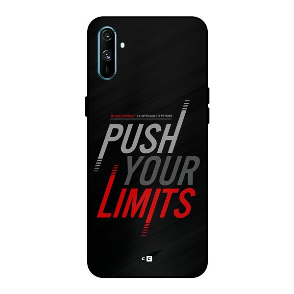 Push Your Limits Metal Back Case for Realme C3